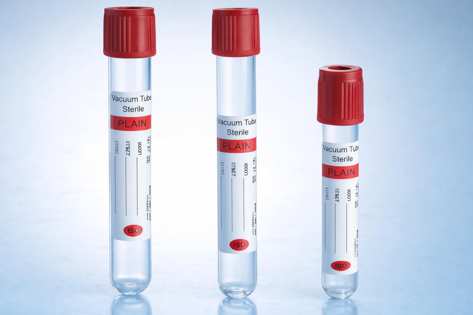 Tubo Tapa Roja con Activador 5 ml Gradilla x 100 und