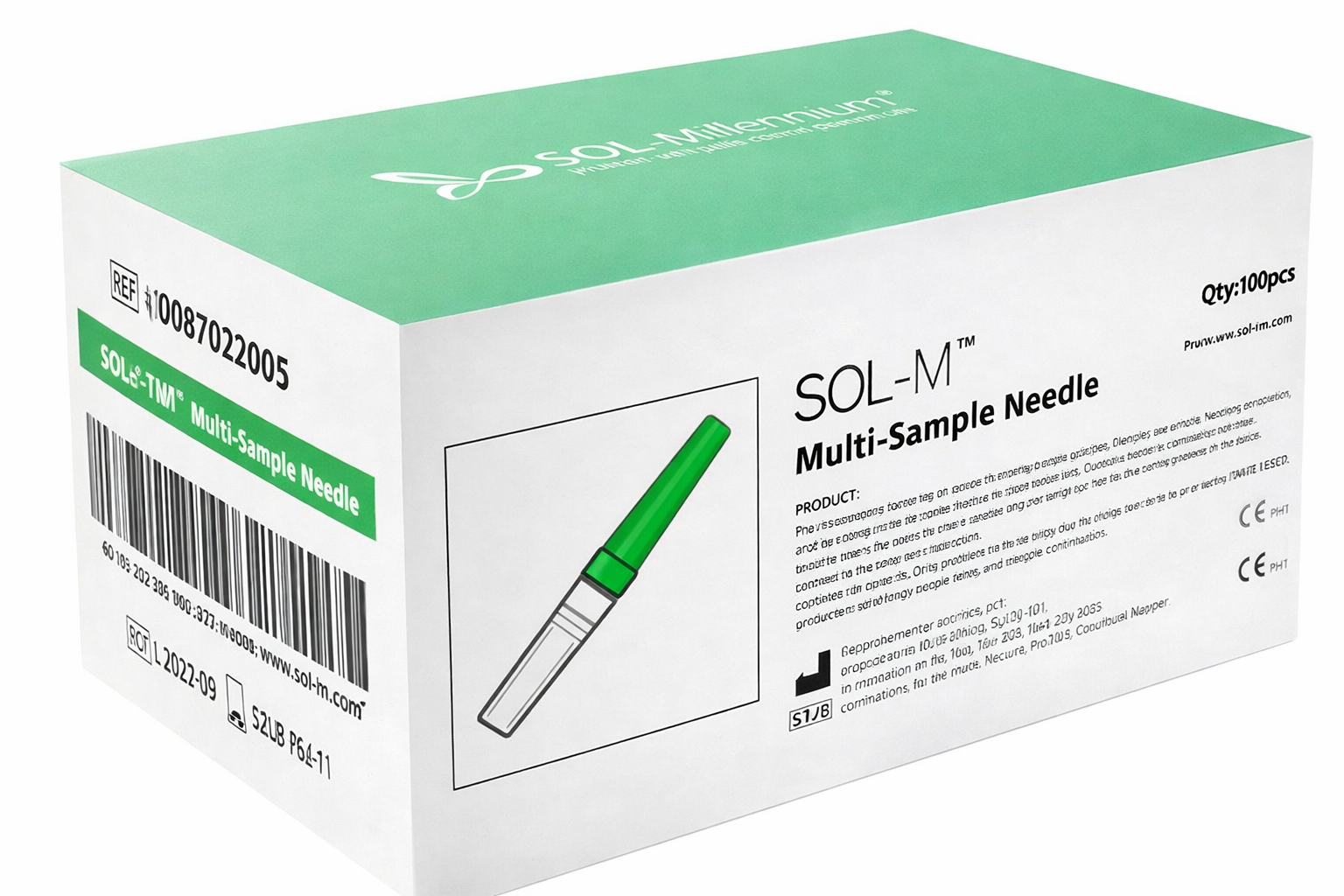 Aguja Multiple 21 G 1 1/2 Caja x 100 und